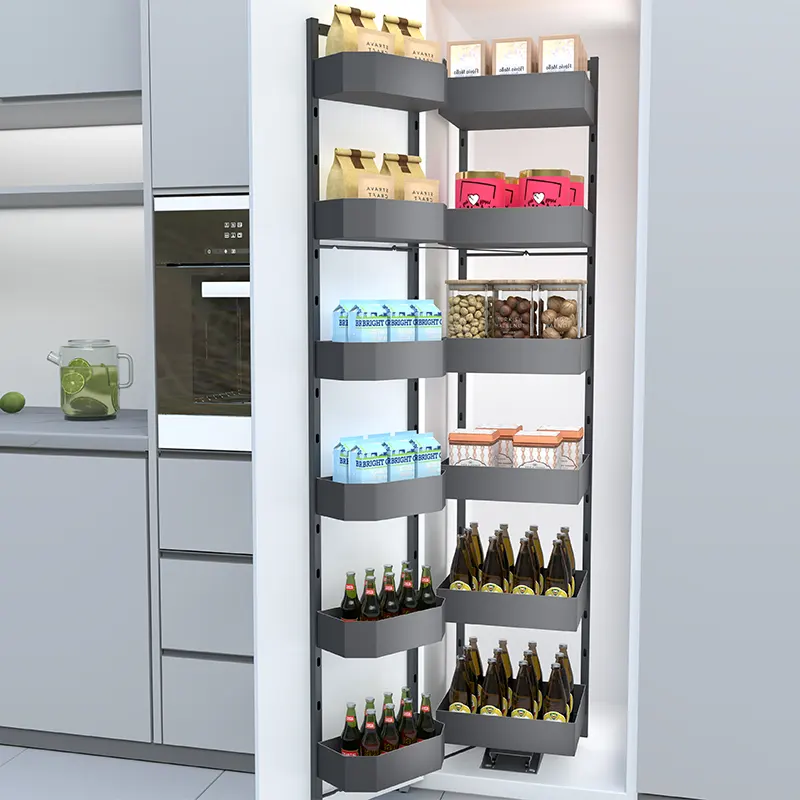 4/5/6 Tier Adjustable Metal Storage Pantry