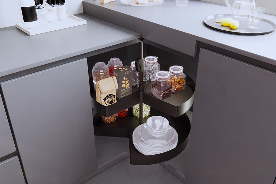 blind corner cabinet organizers