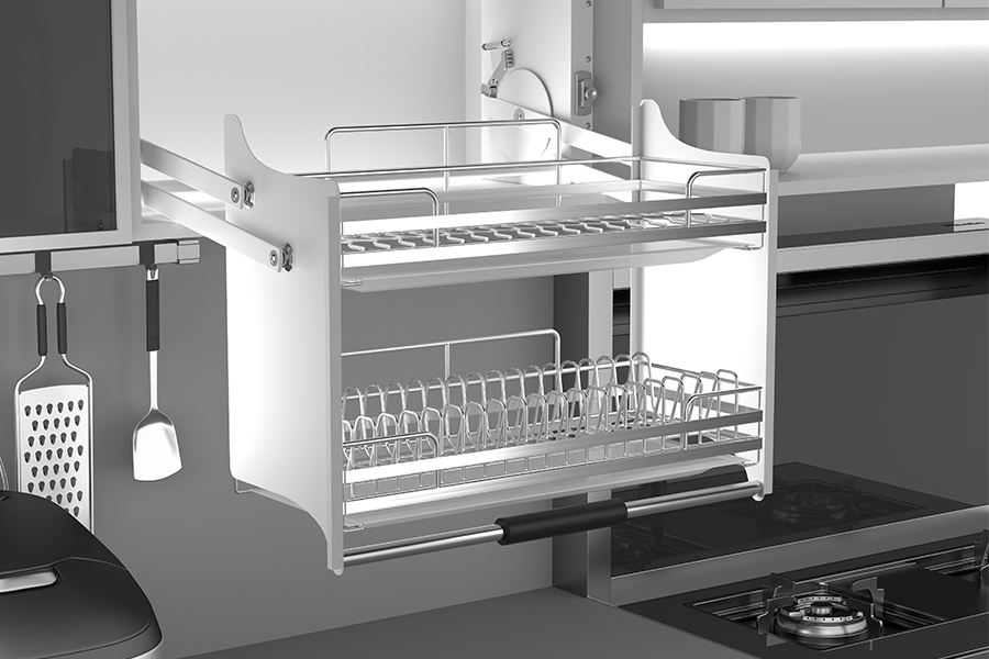 pull down shelf