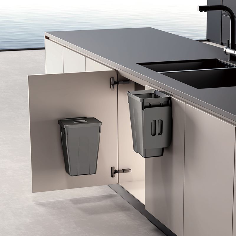 Cabinet Pull Out Trash Bin