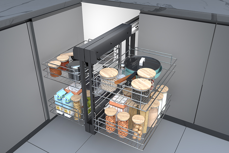 corner cabinet organizer