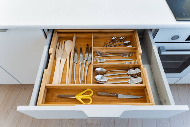 Bamboo Kitchen Organizer
