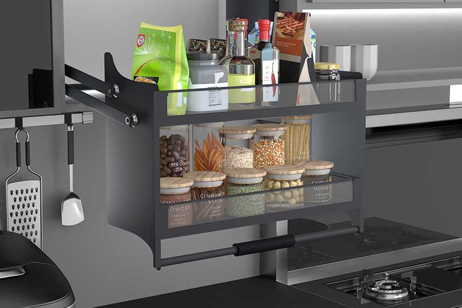 Pull Down Shelf Hardware